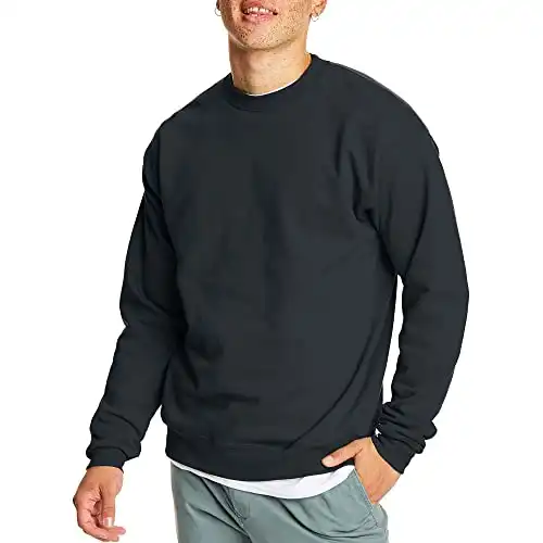 Hanes EcoSmart Sweatshirt, Black
